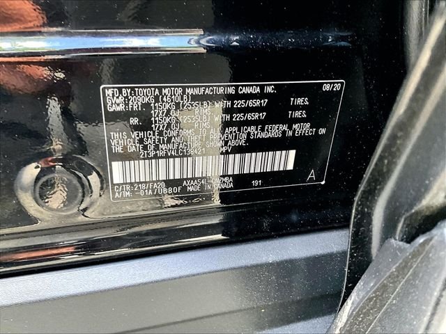 Used 2020 Black Toyota XLE image 34