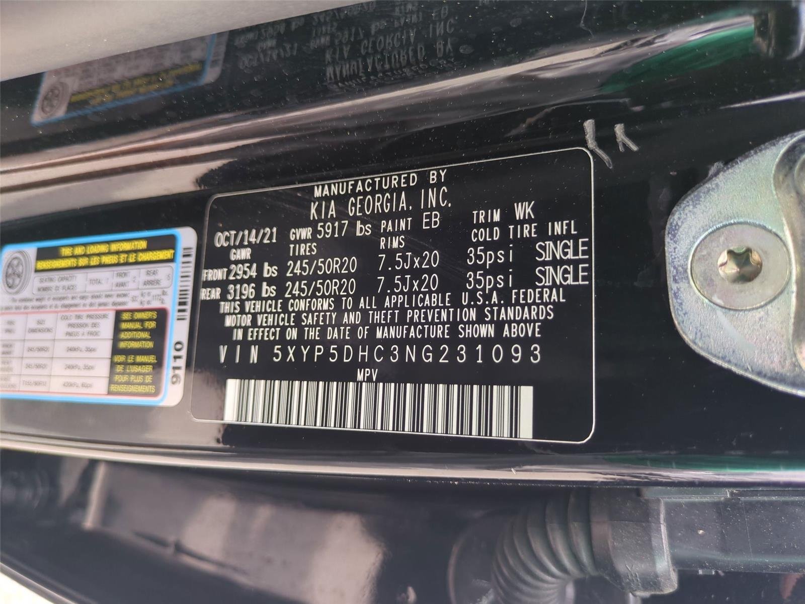 Used 2022 Ebony Black Kia SX image 45