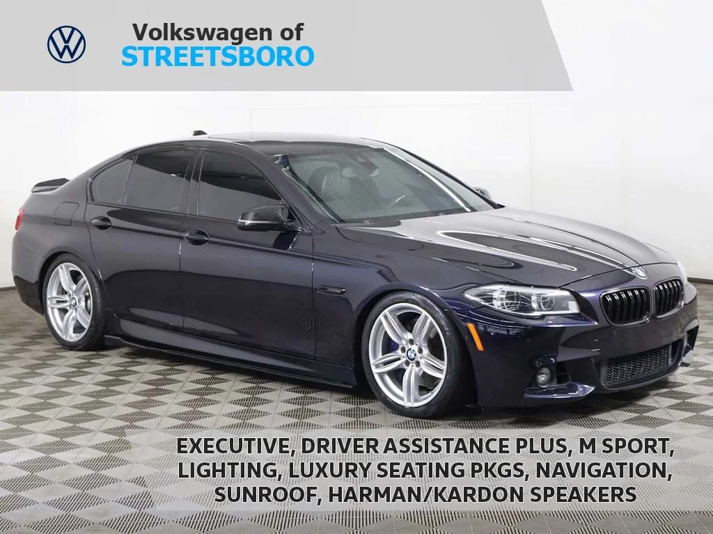 Used 2015 Carbon Black Metallic BMW 550i image 1