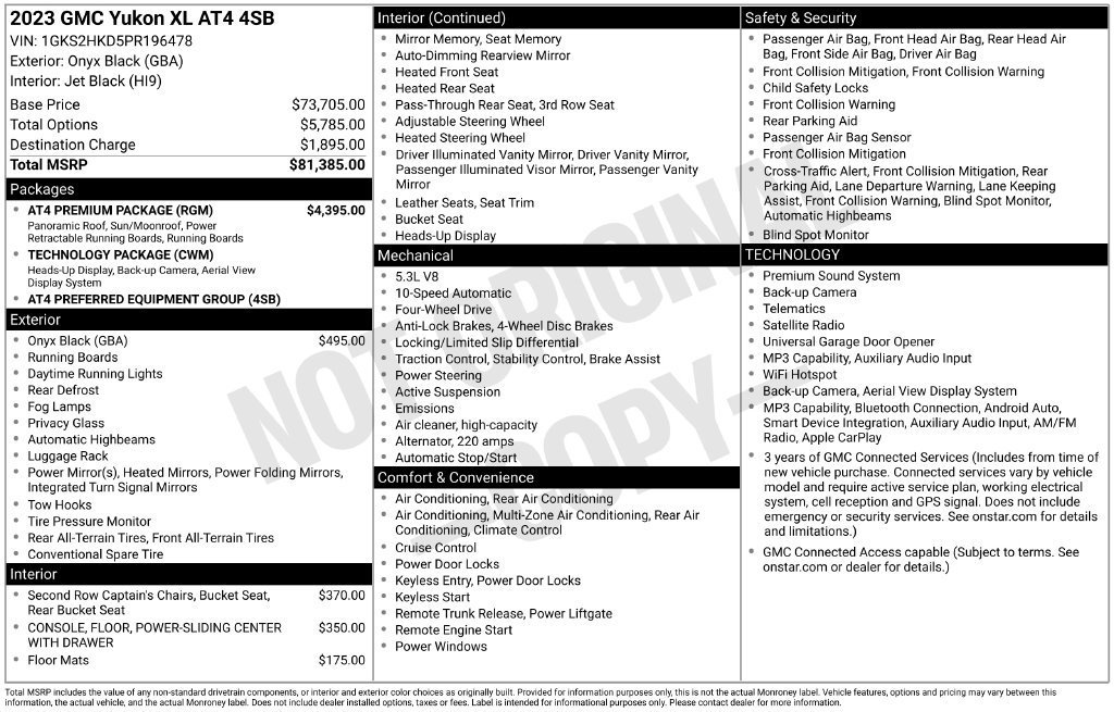 2023 GMC Yukon XL AT4 - Photo 4
