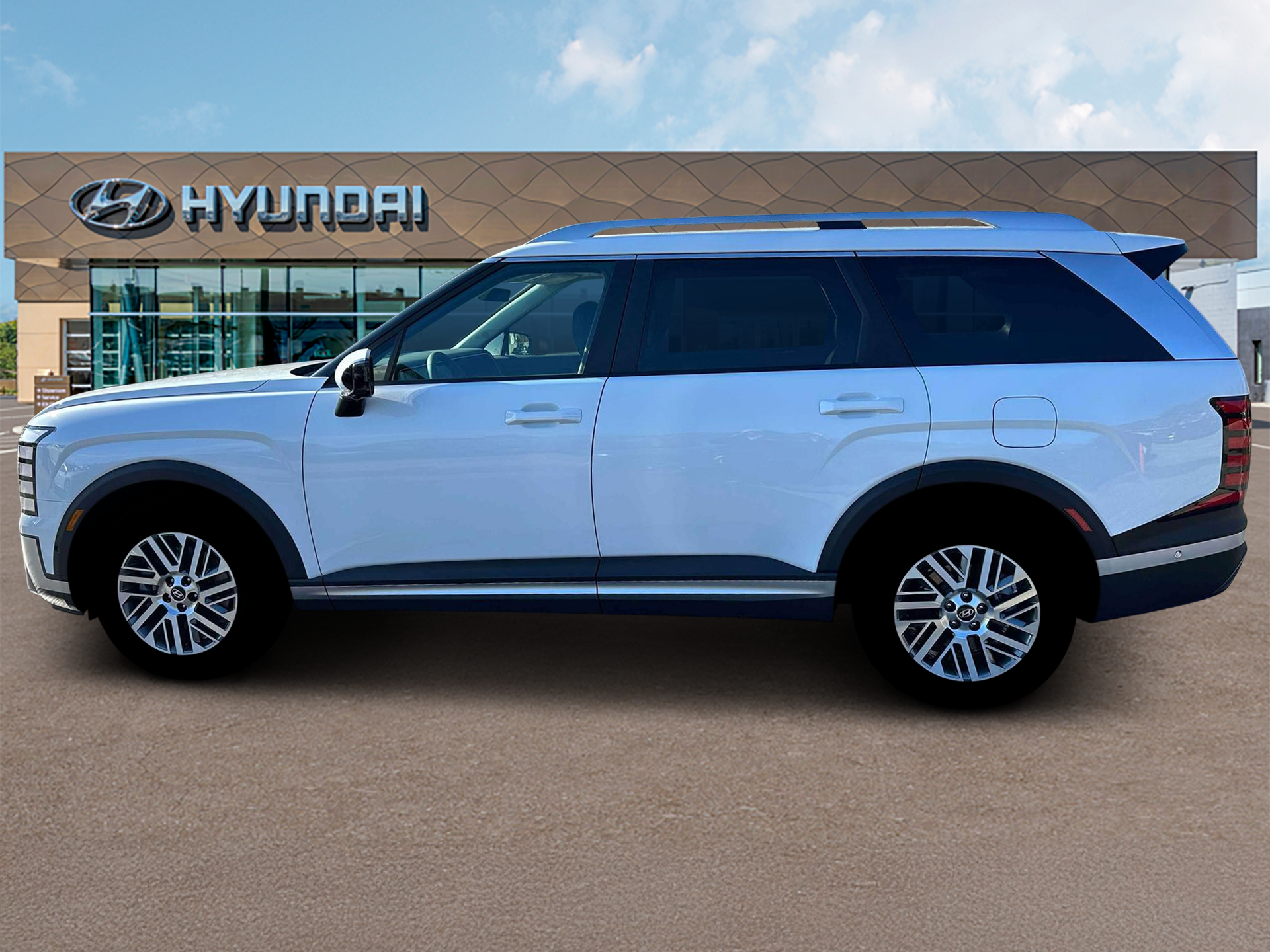 New 2026 White Hyundai SEL Premium AWD image 3