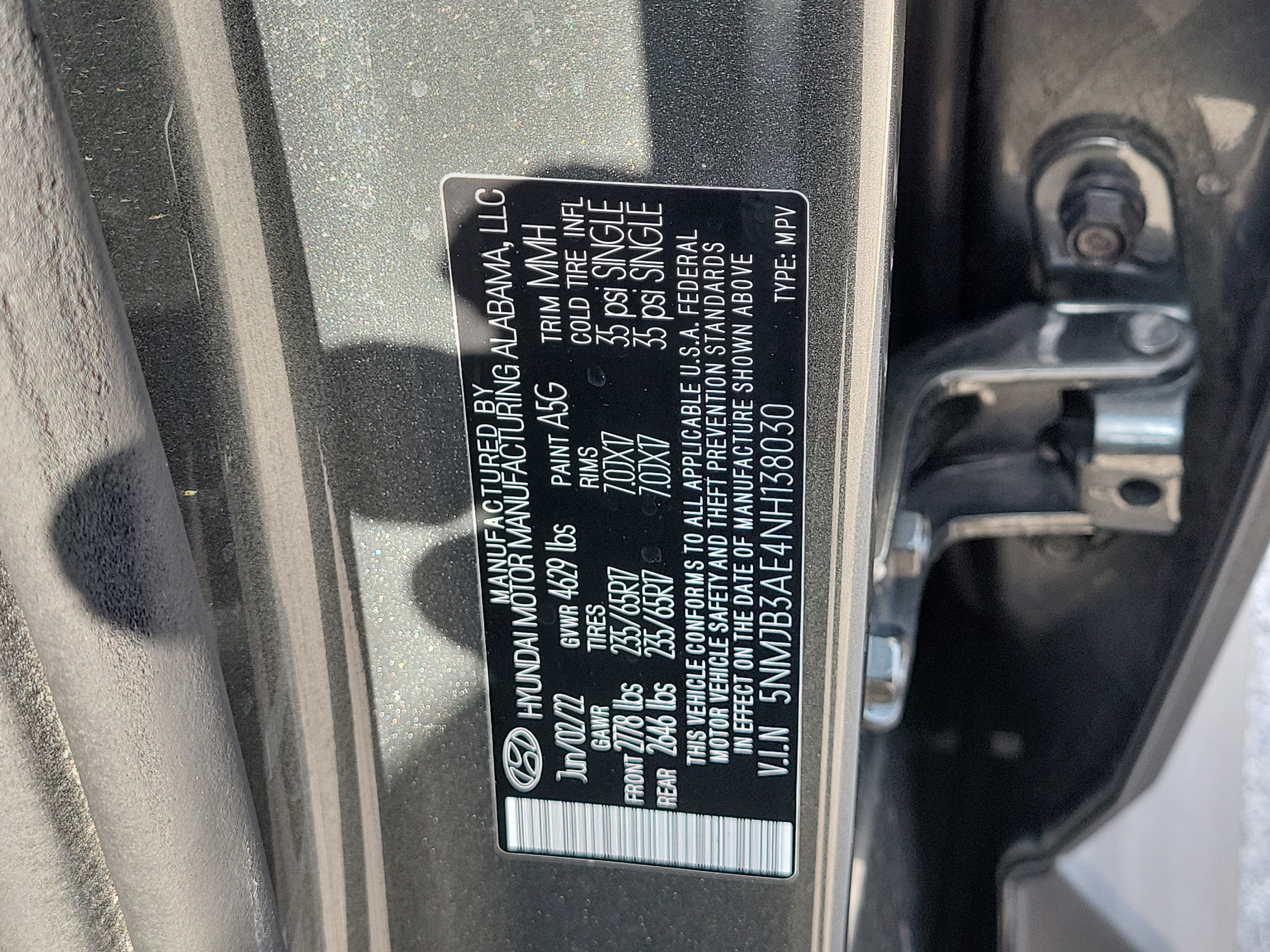 Used 2022 Amazon Gray Hyundai SEL image 30