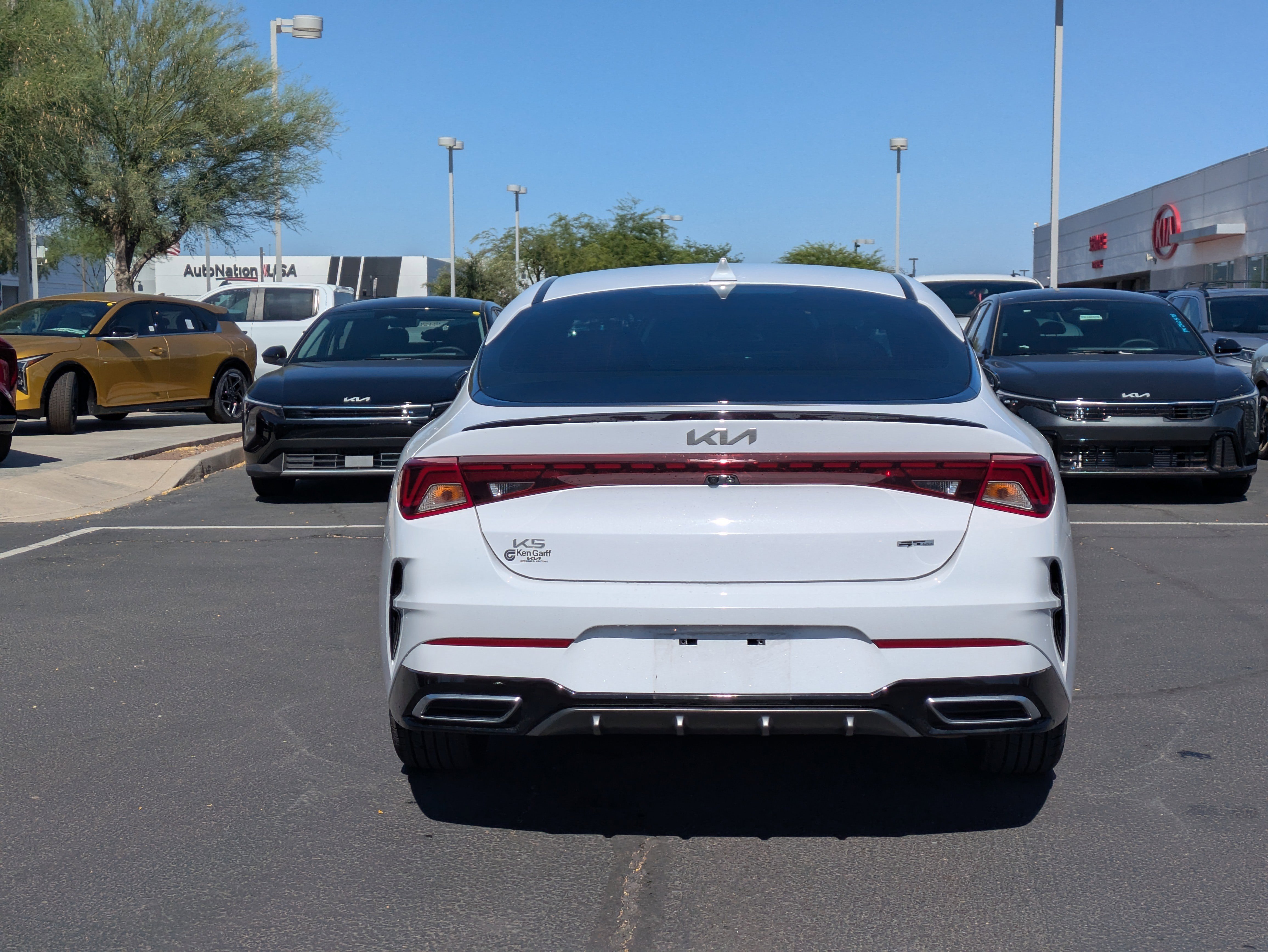 Used 2024 Glacial White Pearl Kia GT-Line image 4