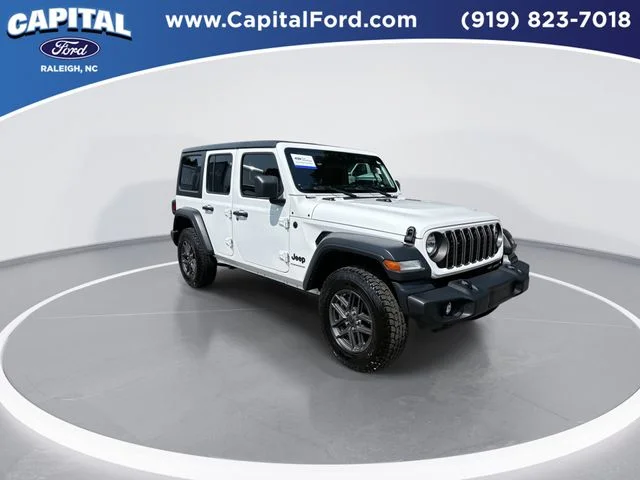 Used 2024 White Jeep Sport S image 2