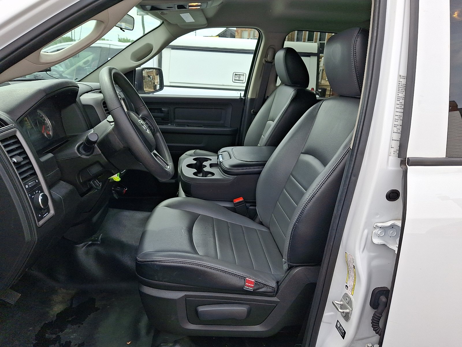Used 2023 Bright White Clearcoat - PW7 Ram Tradesman Quad Cab 4x4 6