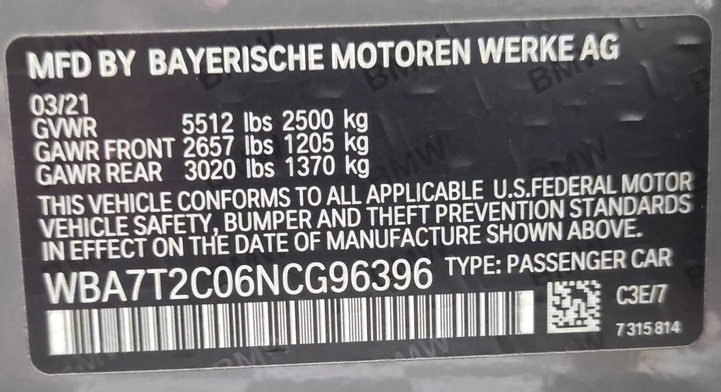 Used 2022 Bernina Grey Amber Effect Metallic BMW 740i image 33