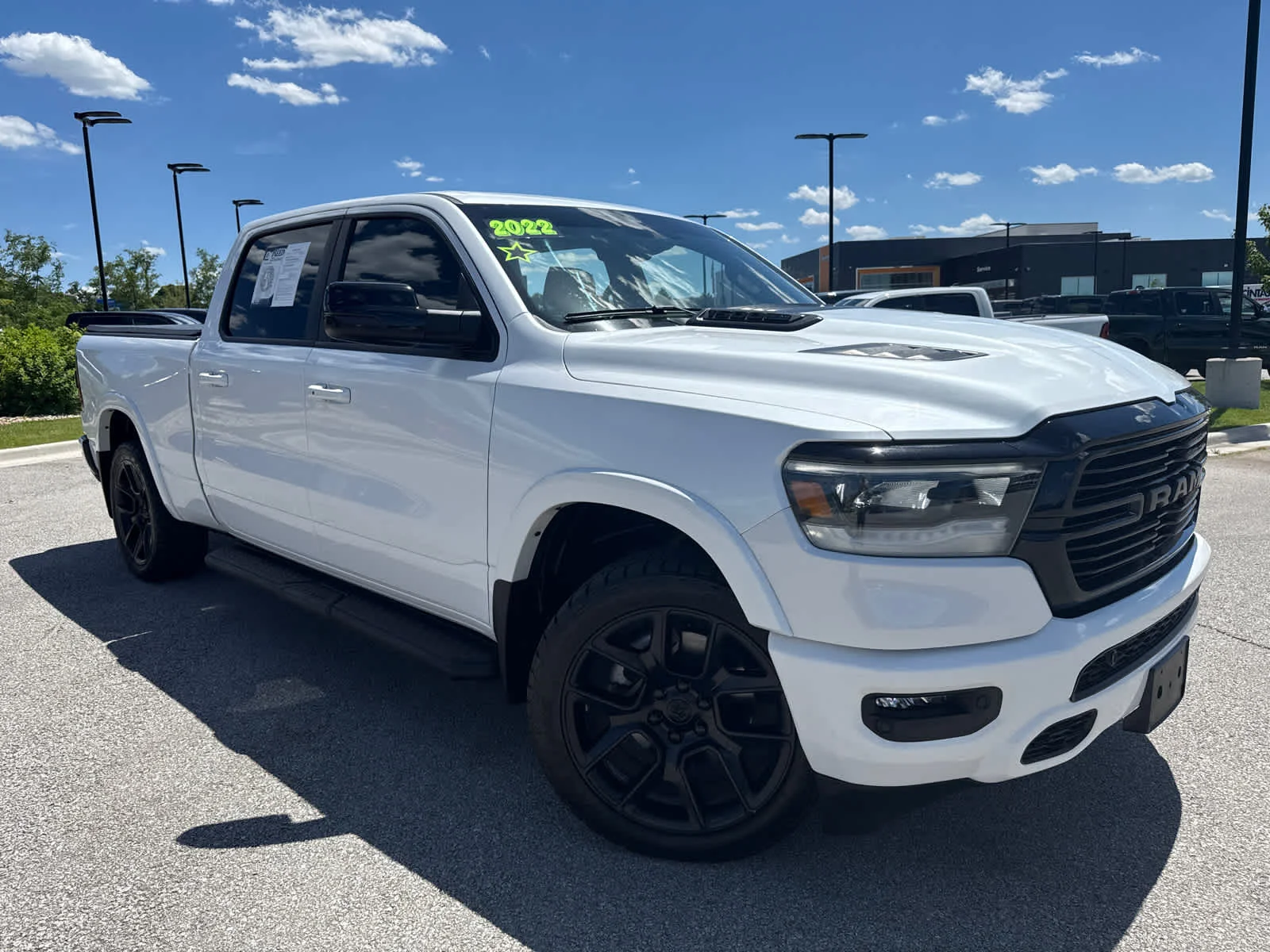 Used 2022 RAM Ram 1500 Pickup Laramie with VIN 1C6SRFRT7NN121091 for sale in Kansas City
