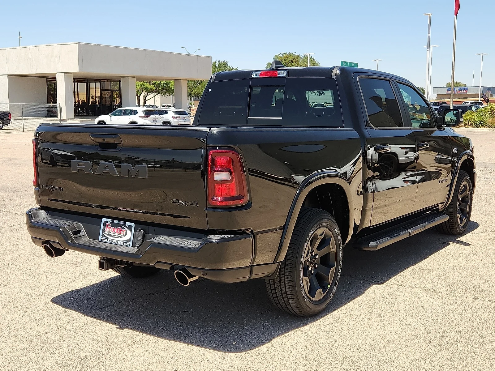 New 2026 Diamond Black Crystal Pearl-Coat  Paint Ram LONE STAR CREW CAB 4X4 5