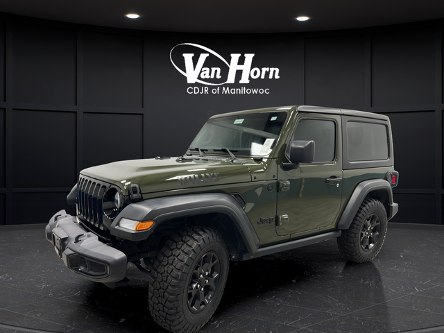 Used 2022 Sarge Green Clearcoat Jeep Sport image 3