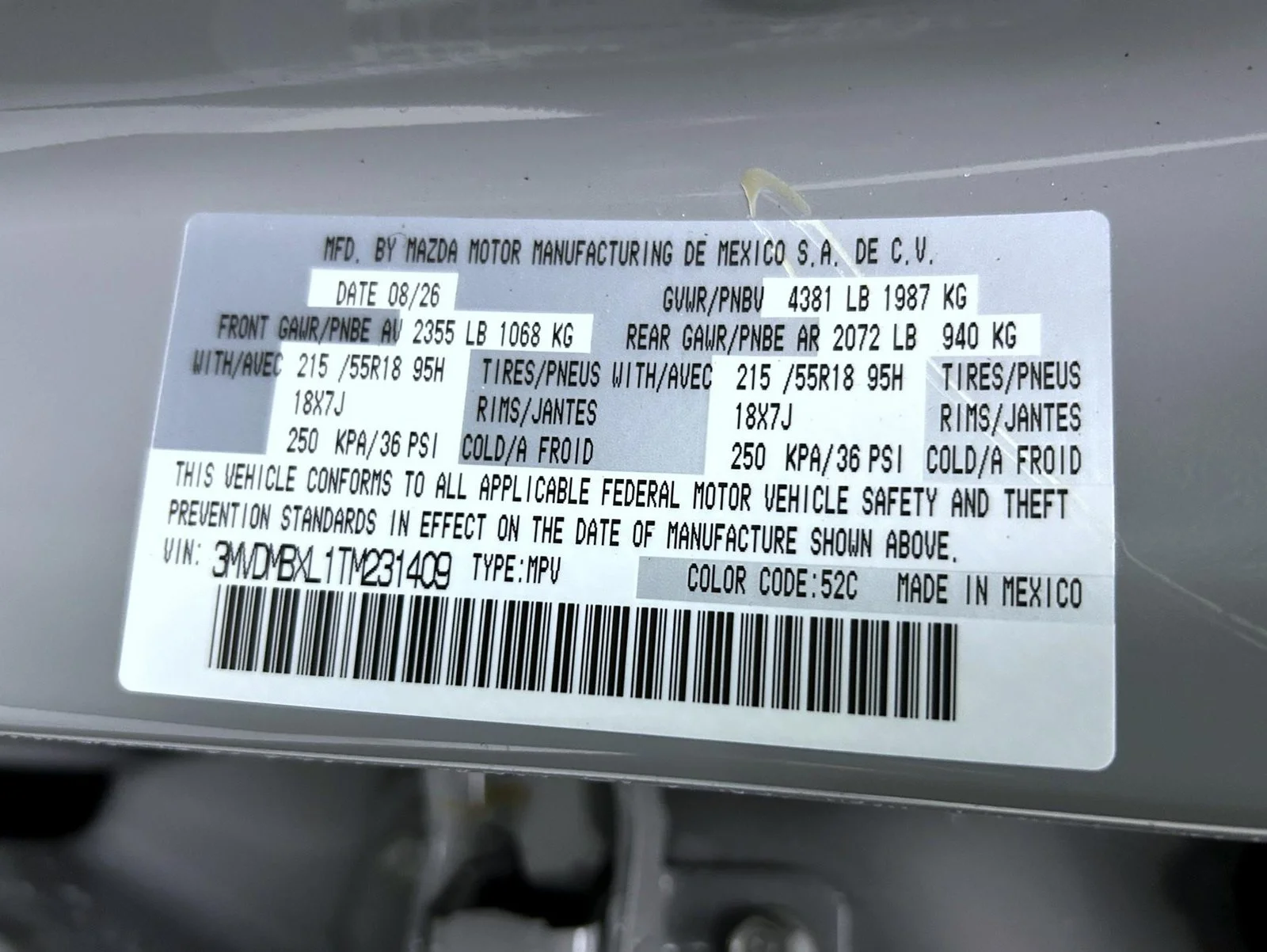 New 2026 Gray Mazda 2.5 S Aire Edition image 26