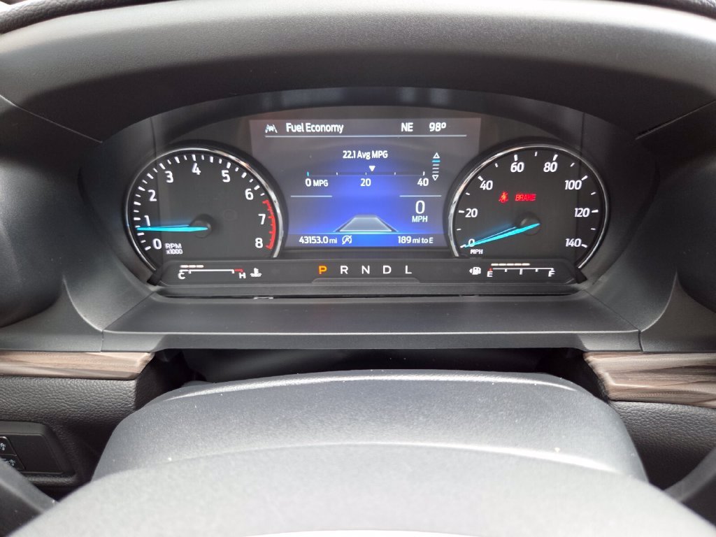 Used 2021 White Metallic Ford Limited image 38