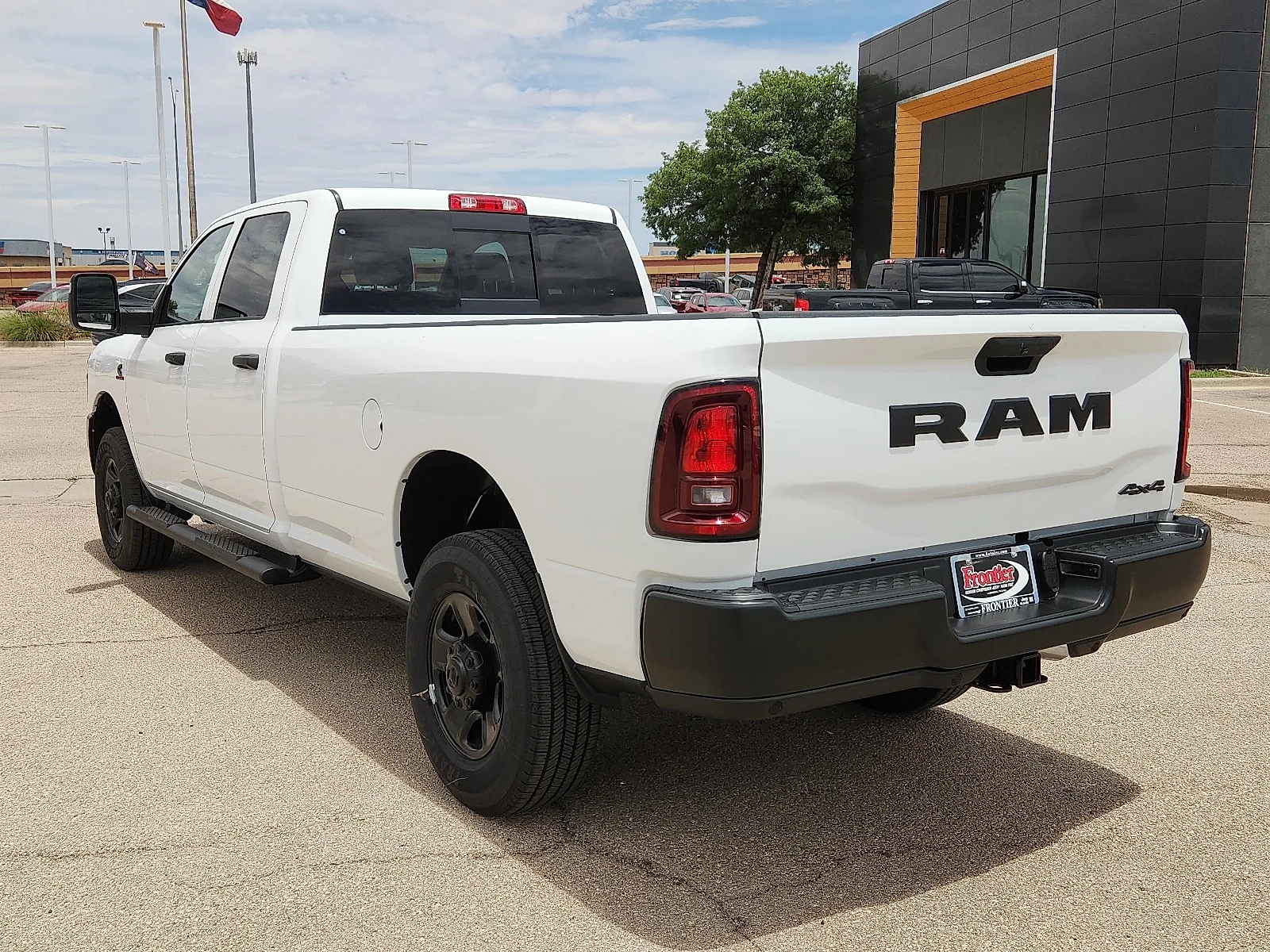 New 2026 Bright White Clear-Coat  Paint Ram TRADESMAN CREW CAB 4X4 8