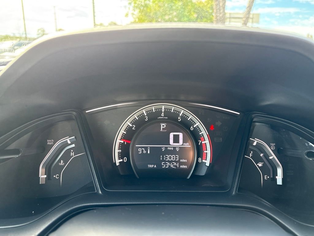 Used 2016 Crystal Black Pearl Honda LX image 12