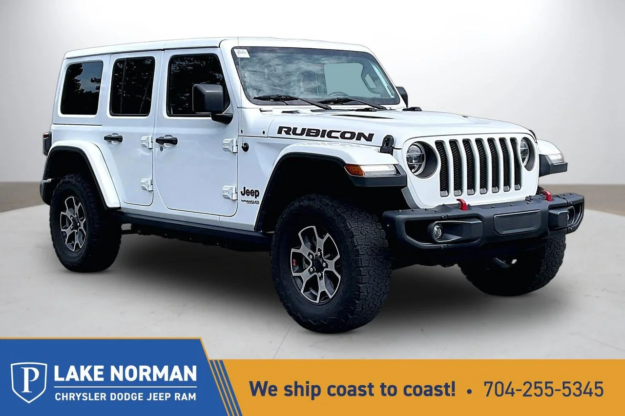 Certified Used 2018 White Jeep Rubicon image 1