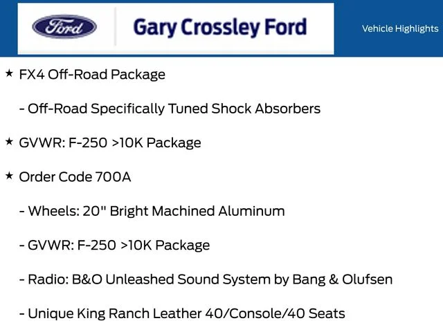 New 2026 Marsh Gray Ford F-250® King Ranch® image 12