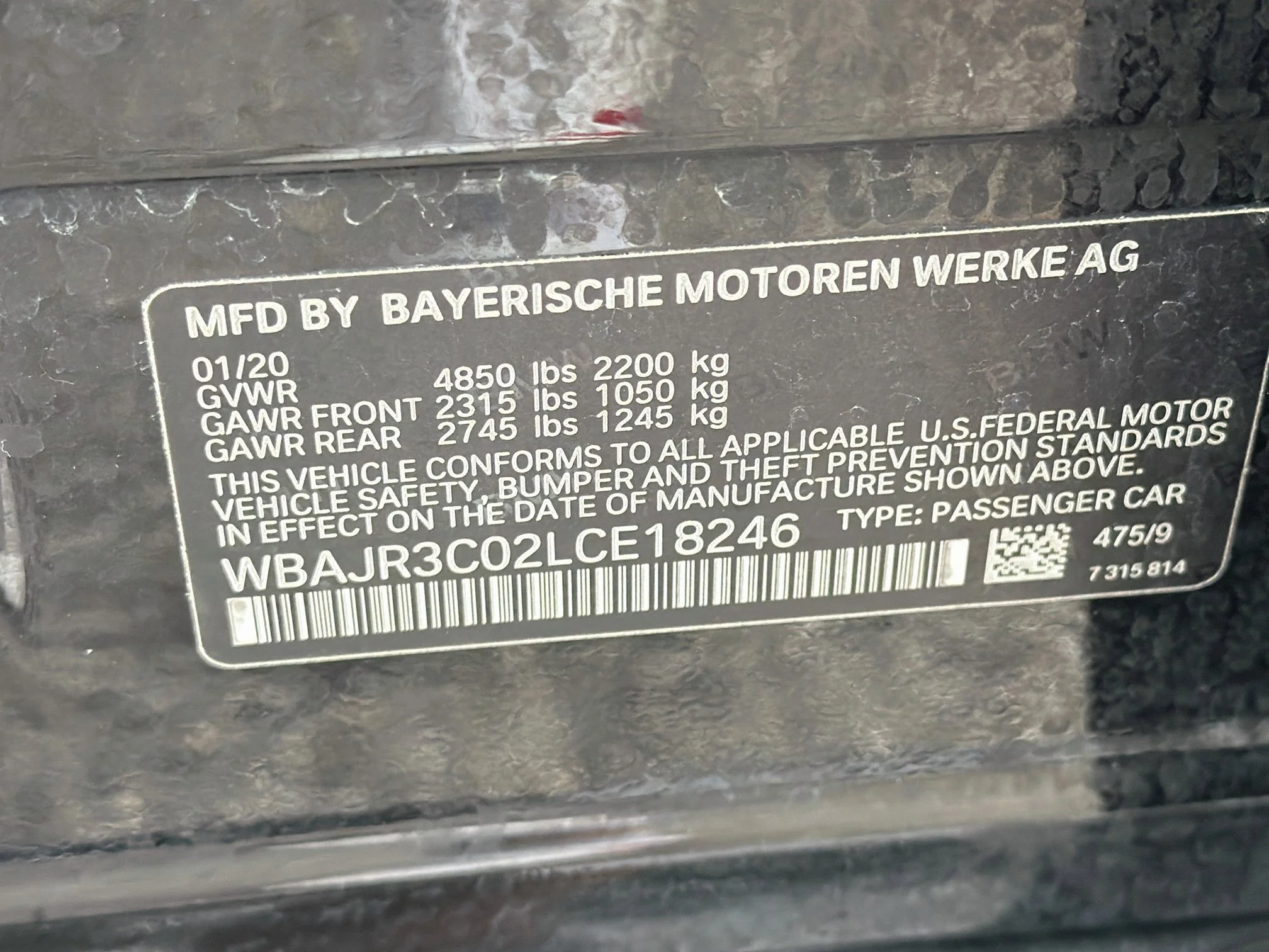 Used 2020 Black Sapphire Metallic BMW 530i image 44