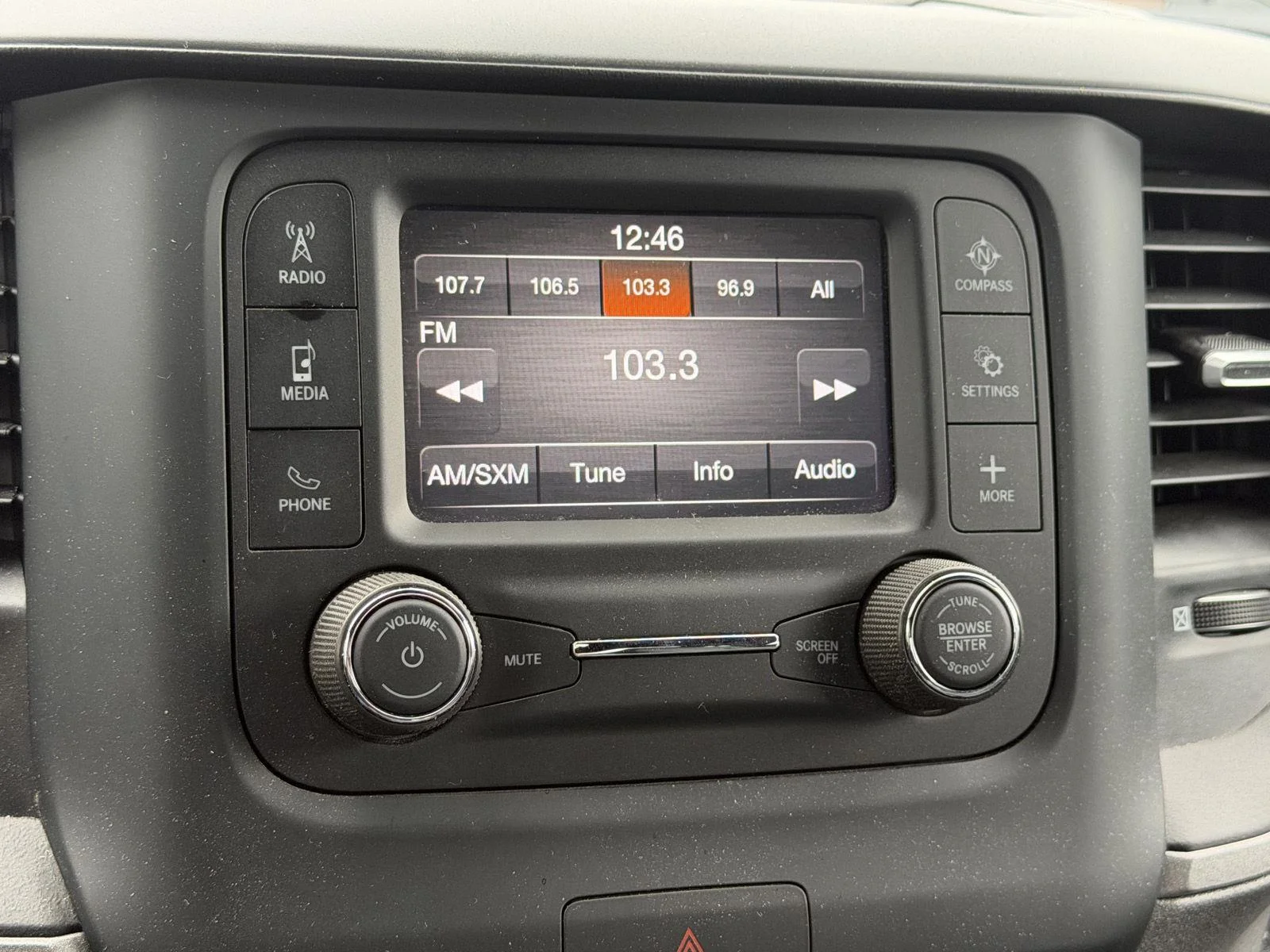 Used 2024 Flame Red Clearcoat Ram Tradesman image 9
