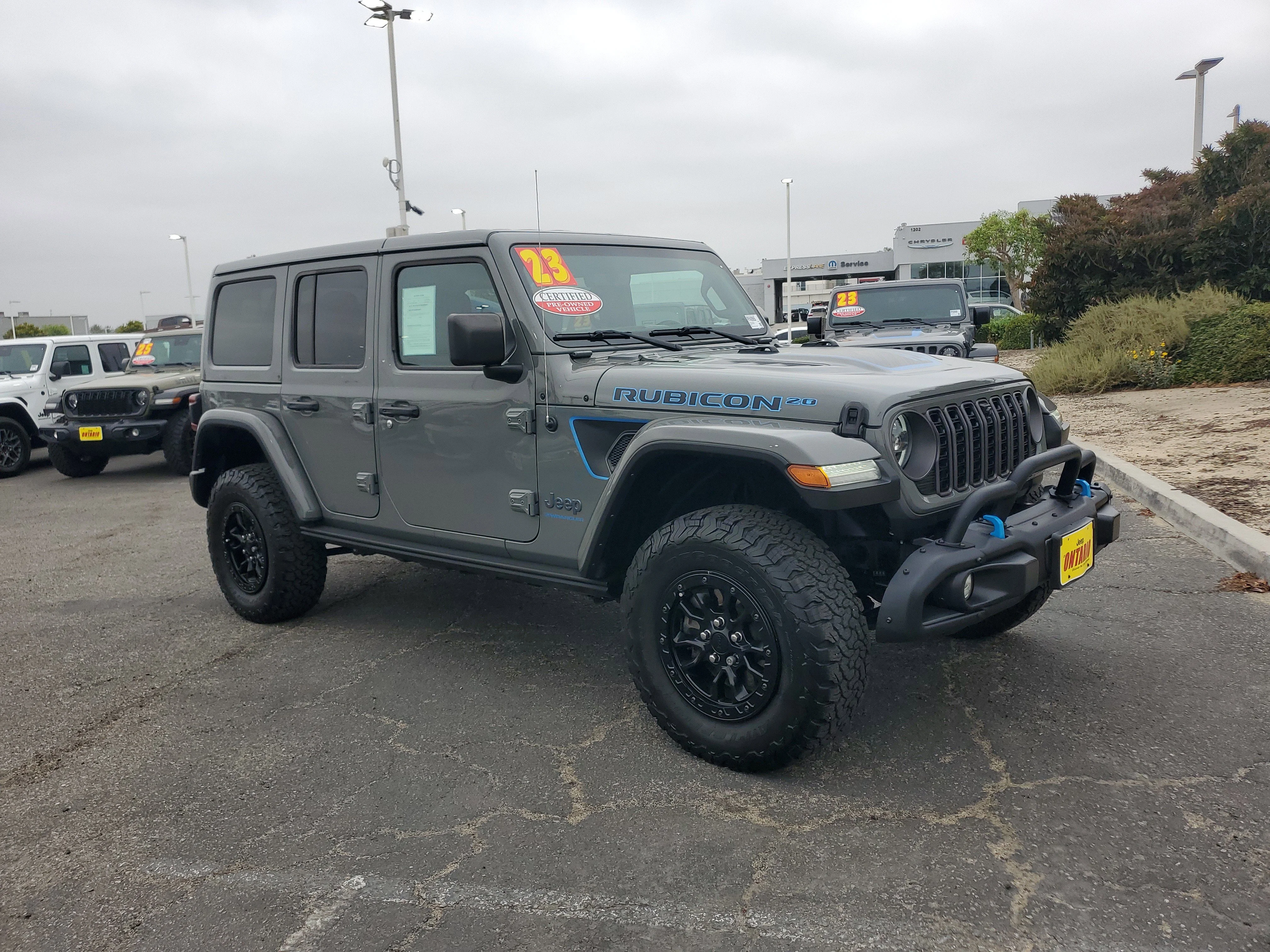 Certified Used 2023 Gray Jeep Rubicon 20th Anniversary Edition 4xe image 29