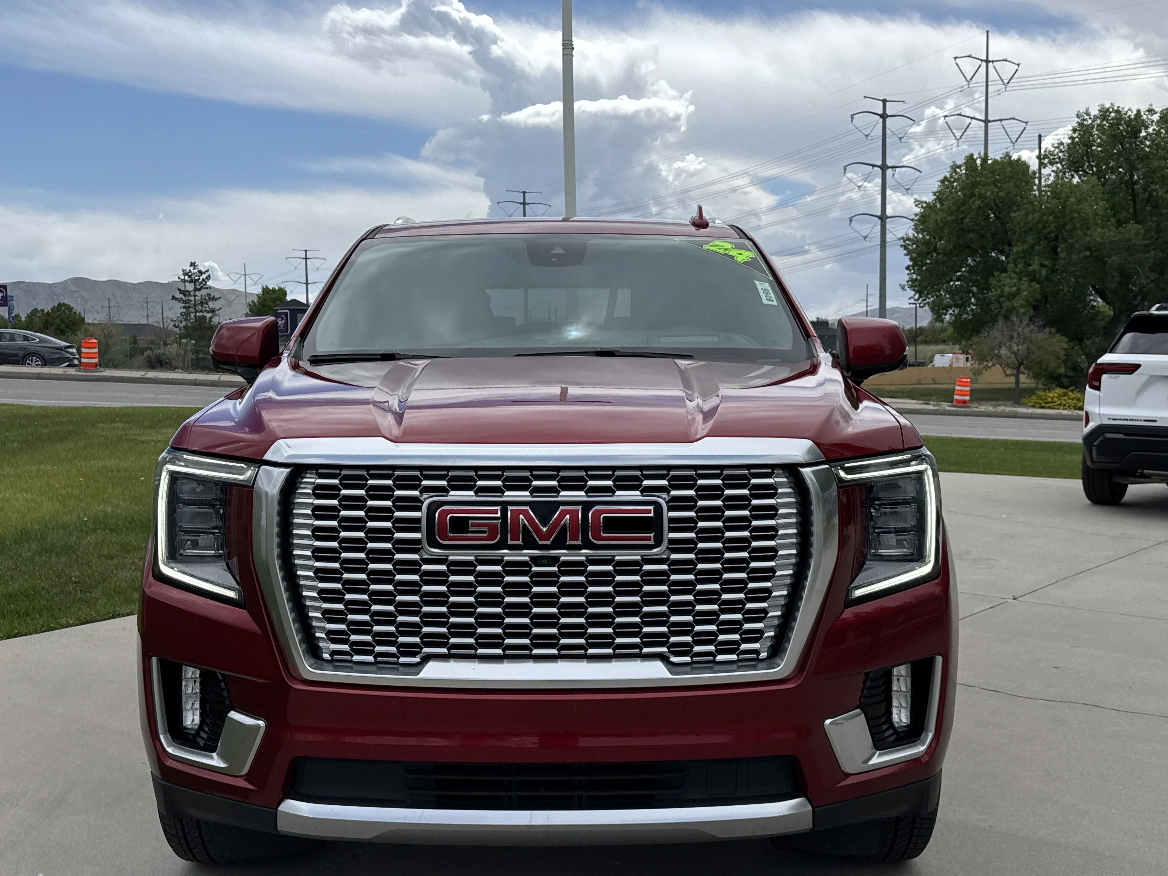 Used 2024 Volcanic Red Tintcoat GMC Denali image 9