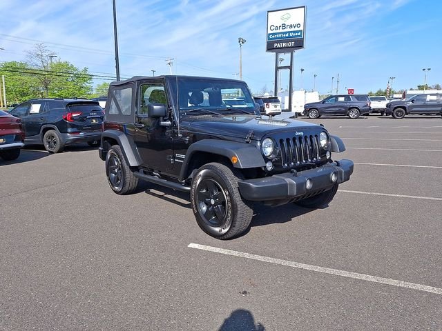 Used 2017 Jeep Wrangler Sport with VIN 1C4AJWAG7HL708286 for sale in Warminster, PA