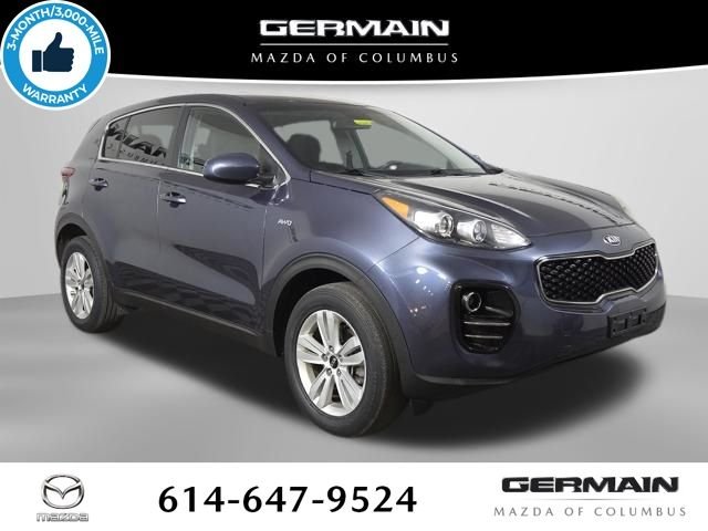 Used 2018 Blue Kia LX image 4
