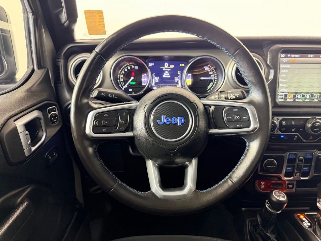 Used 2022 Gray Jeep Unlimited Rubicon 4xe image 14