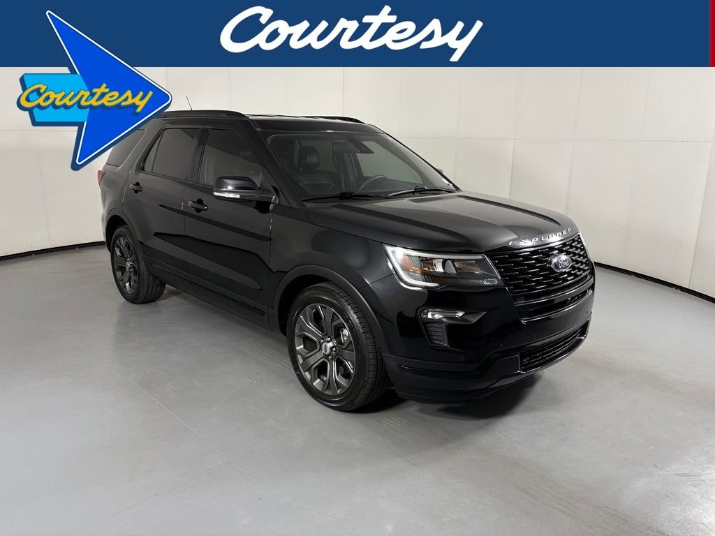 Used 2018 Black Ford Sport image 1