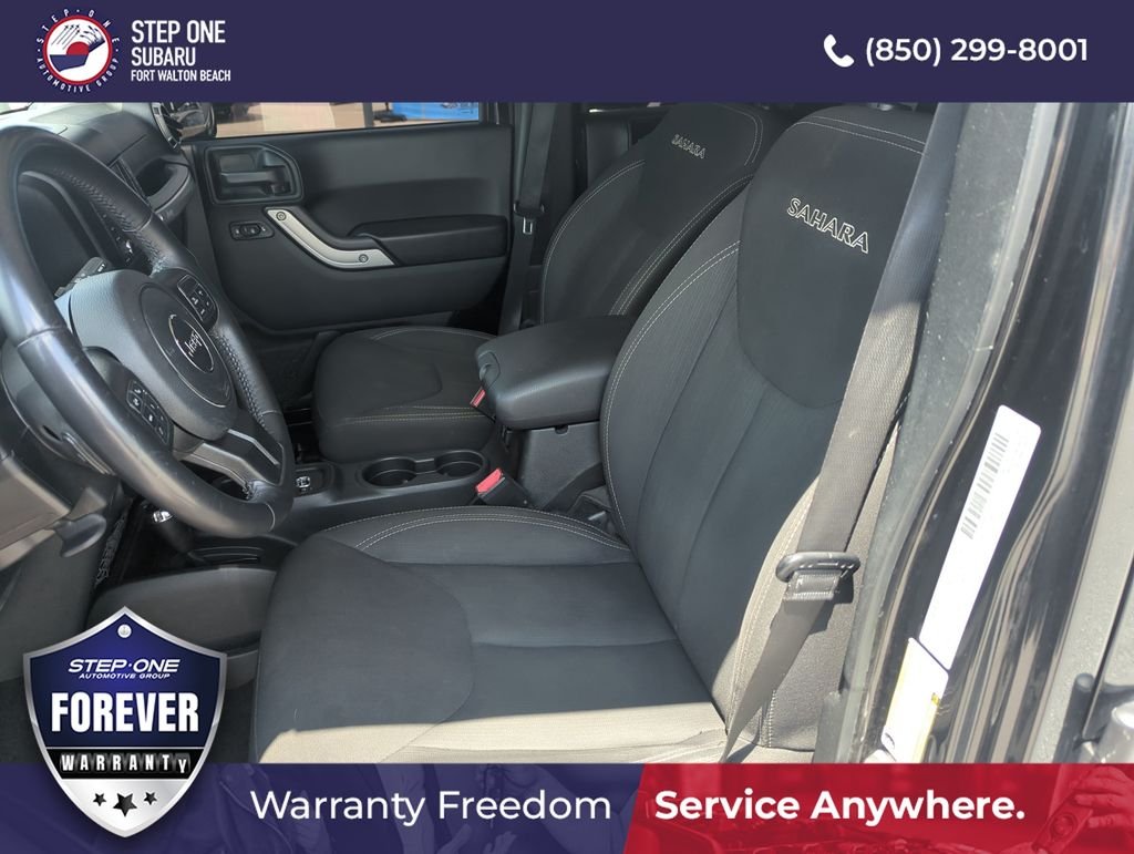 Used 2017 Black Jeep Unlimited Sahara image 12