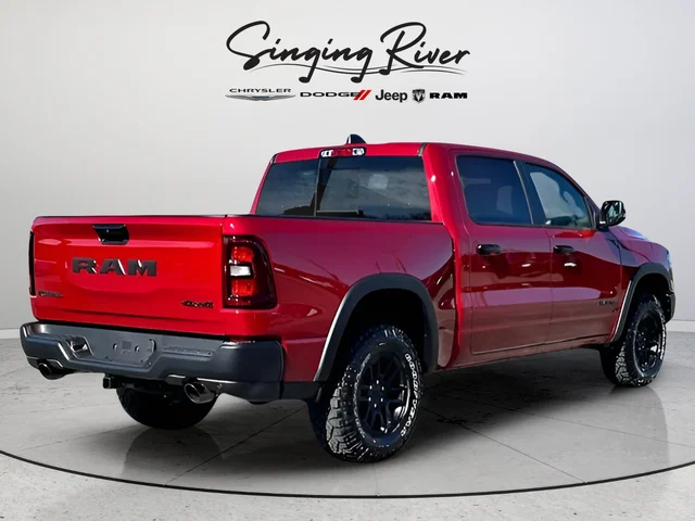 New 2026 Molten Red Pearl-Coat Exterior Paint RAM Rebel image 6