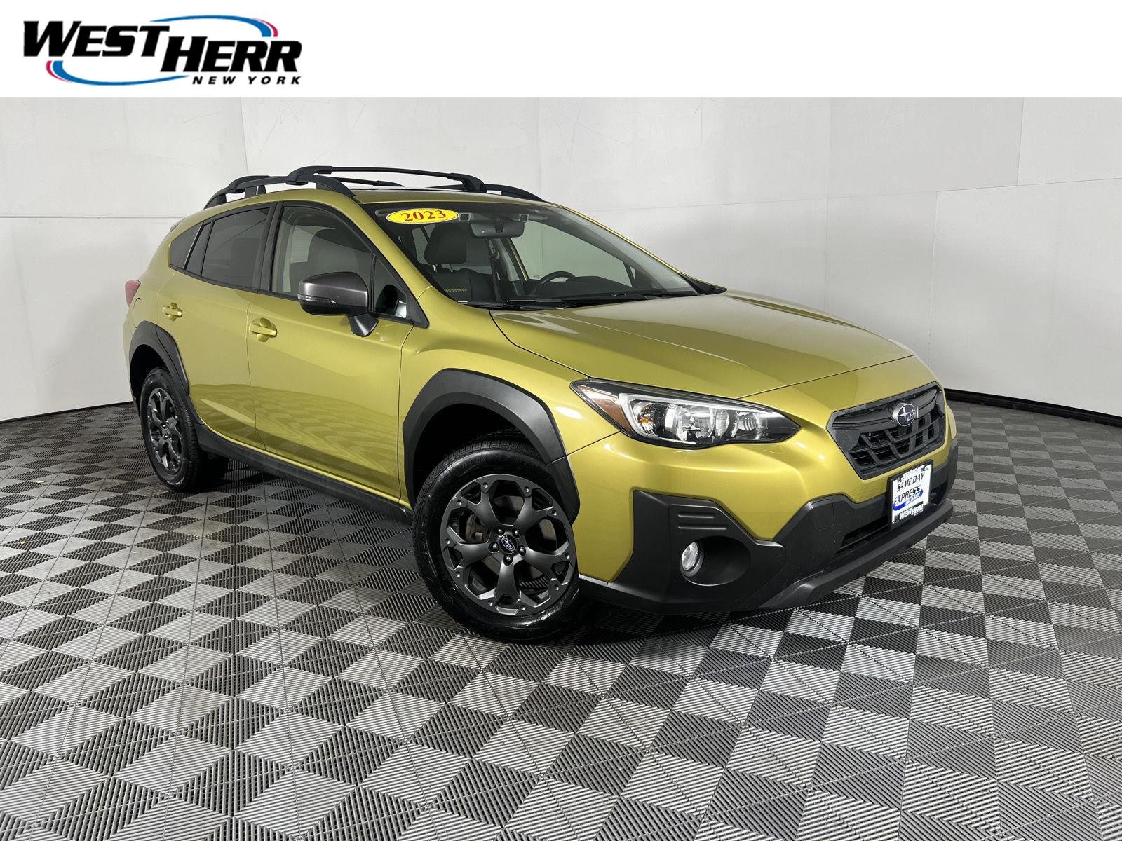 Used 2023 Plasma Yellow Pearl Subaru Sport image 1