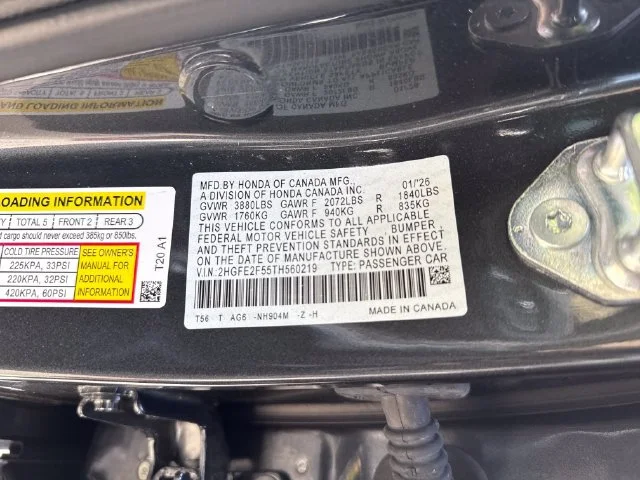 Used 2026 Urban Gray Pearl Honda Sport image 16