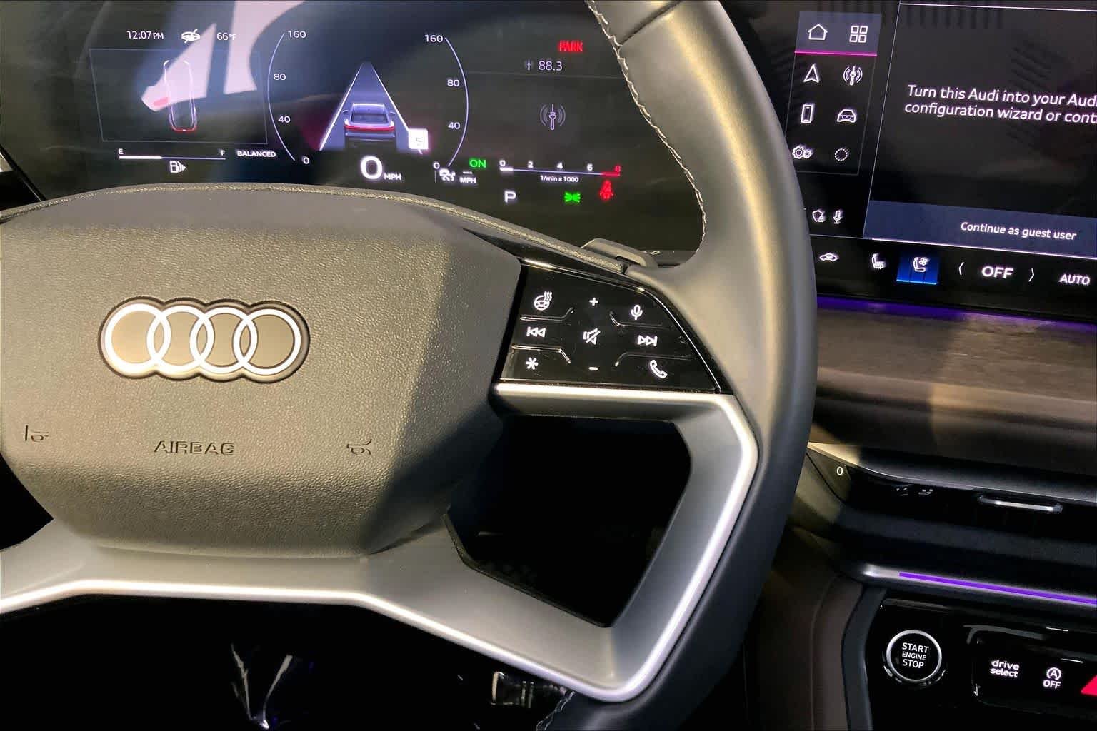 Used 2025 Mythos Black Metallic Audi Premium Plus image 25