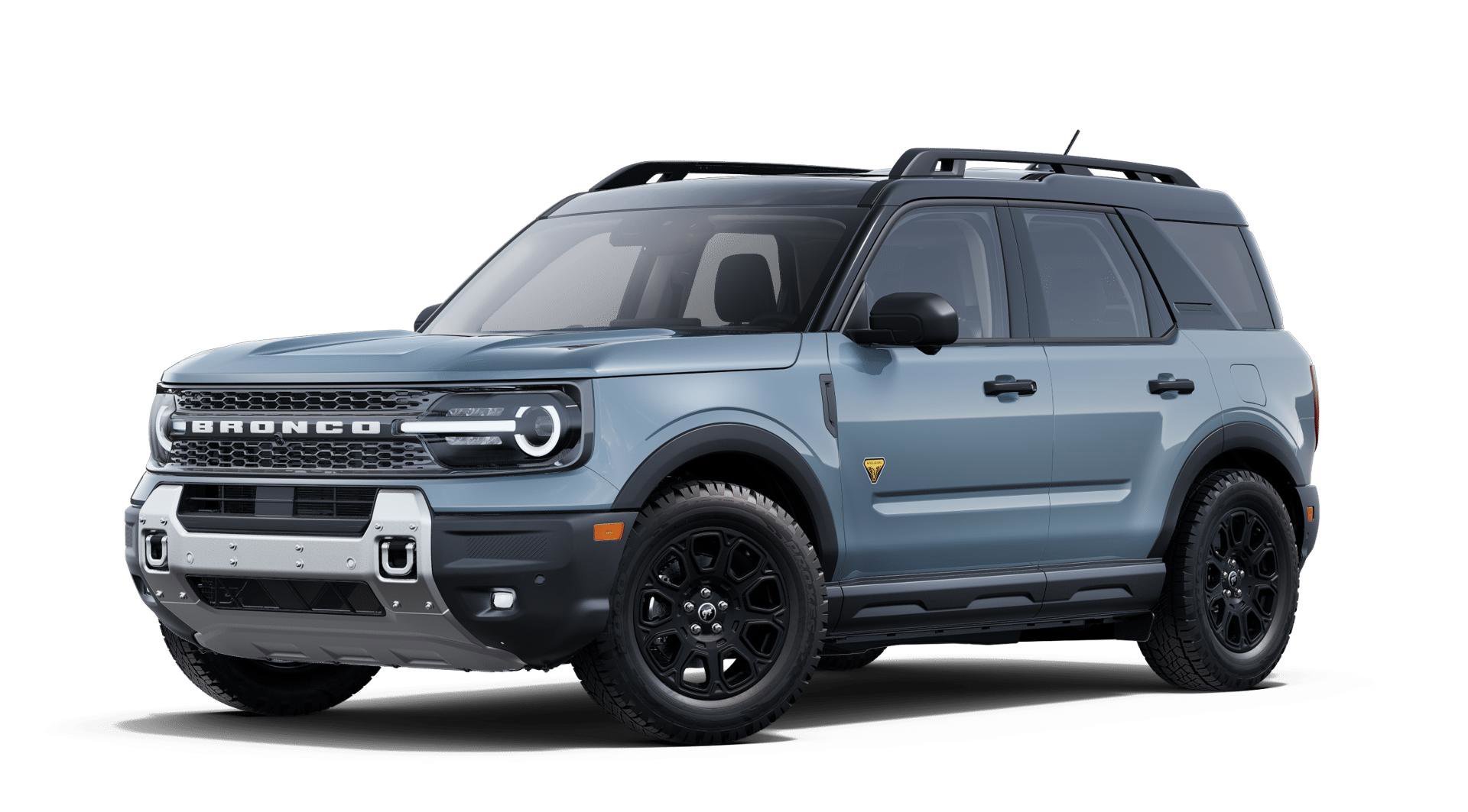 New 2025 Azure Gray Metallic Tri-Coat Ford Badlands® image 1