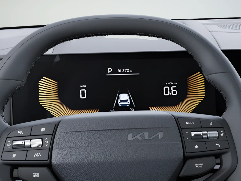 New 2027 Glacial White Pearl / Black Ro Kia X-Line image 15