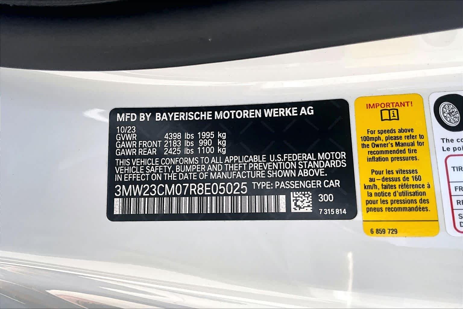 Used 2024 Alpine White BMW 230i image 29