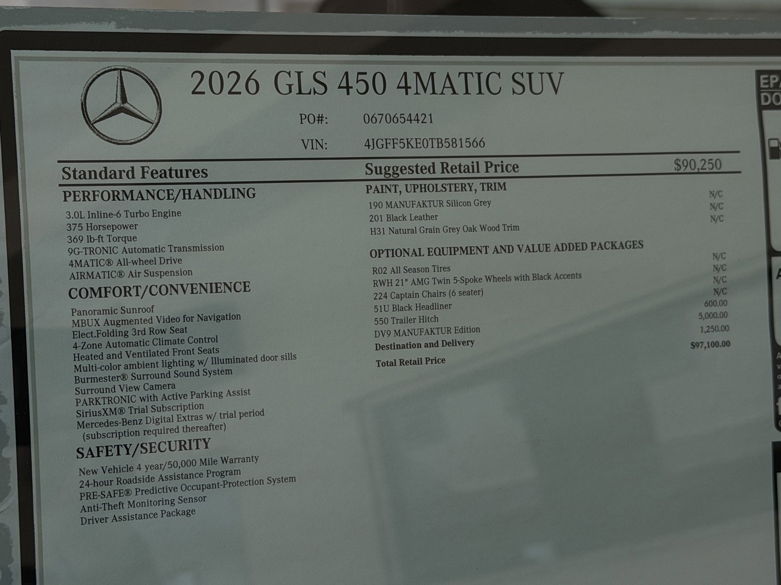New 2026 MANUFAKTUR Silicon Grey Mercedes-Benz GLS 450 image 50