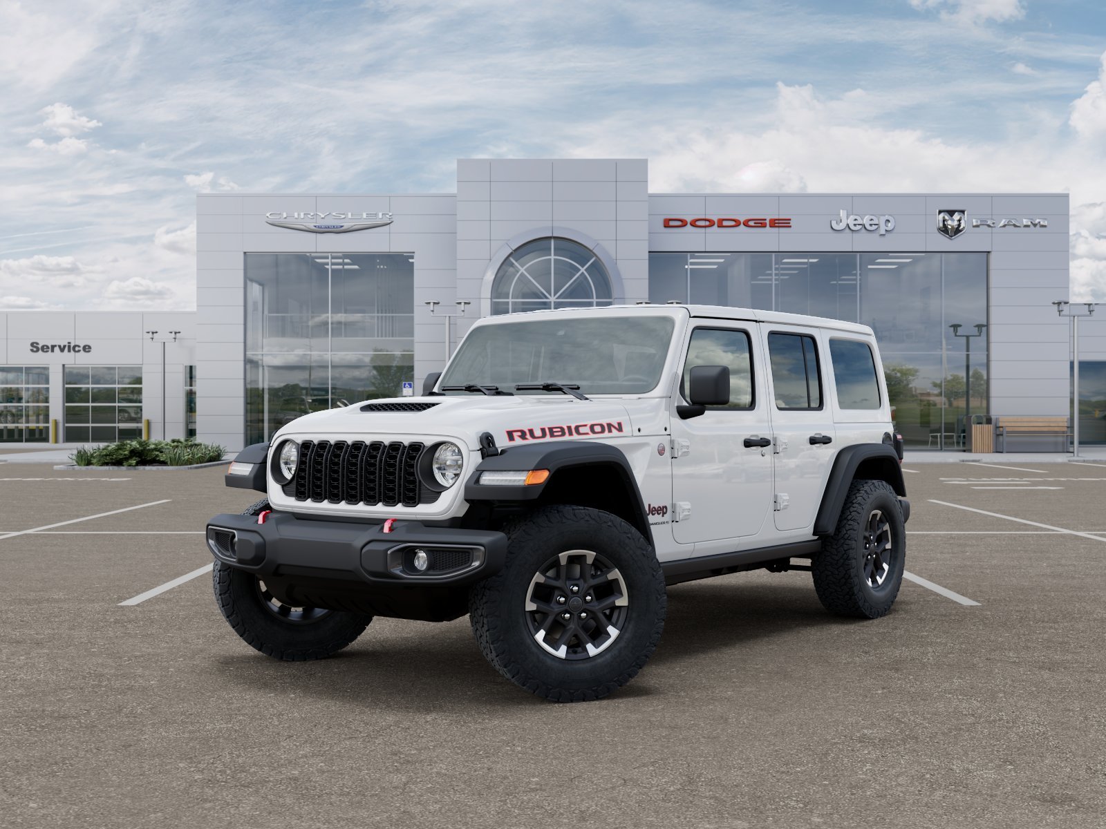 New 2026 Bright White Clear-Coat Exterior Paint Jeep Rubicon image 27
