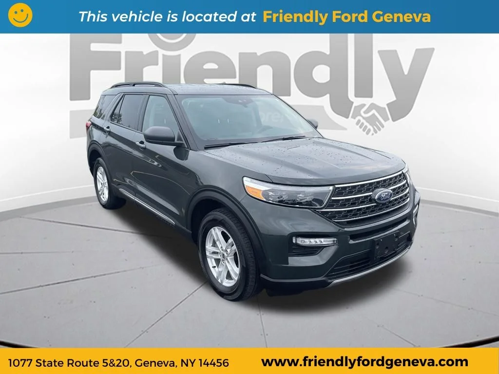 Used 2023 Green Metallic Ford XLT image 3