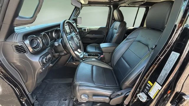 Used 2022 Black Jeep Unlimited Sahara 4x4 image 18