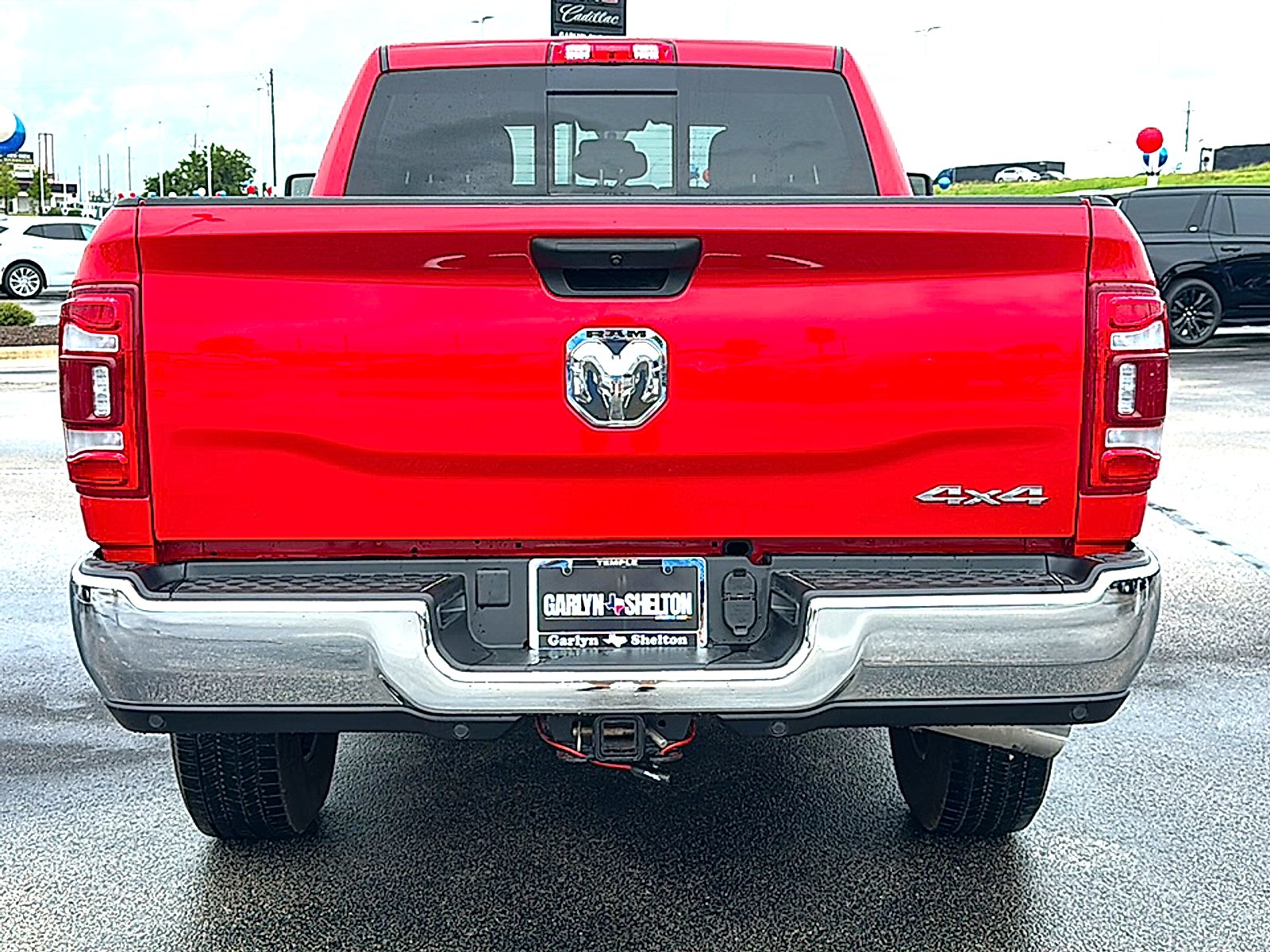 Used 2024 Flame Red Clearcoat Ram Tradesman Crew Cab 4x4 6