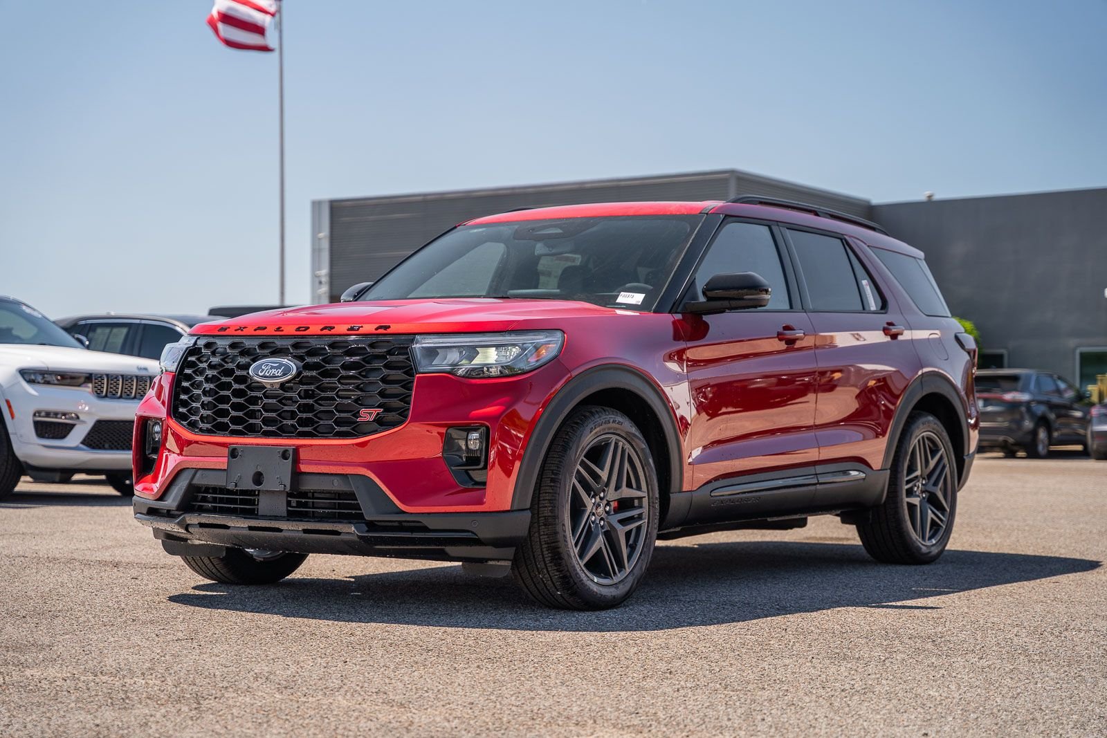 New 2026 Rapid Red Metallic Tinted Clearcoat Ford ST image 3