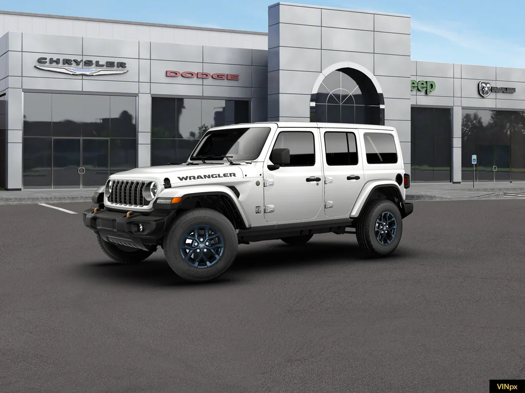 New 2026 Bright White Clear-Coat Exterior Paint Jeep  image 1