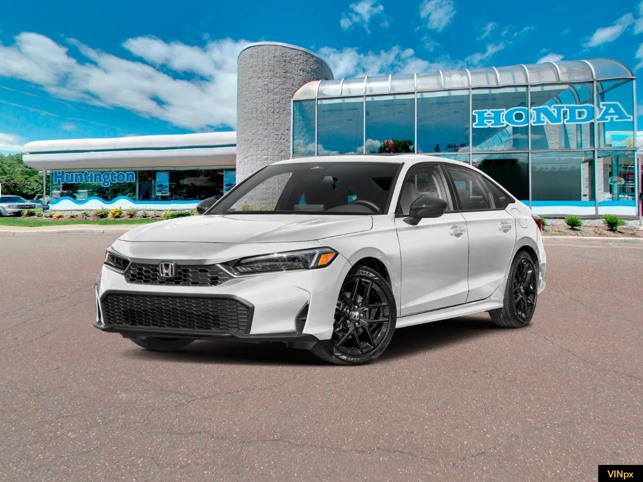 New 2026 Platinum White Pearl Honda Sport image 1