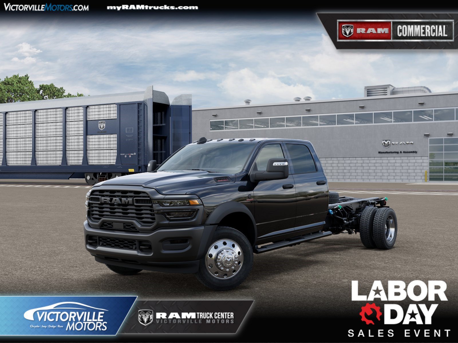 New 2026 Diamond Black Crystal Pearlcoat RAM Tradesman image 1