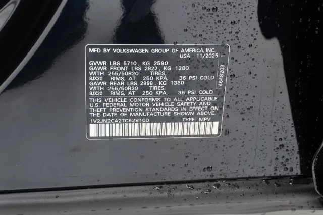 New 2026 Deep Black Pearl Volkswagen 2.0T SE w/Technology image 39