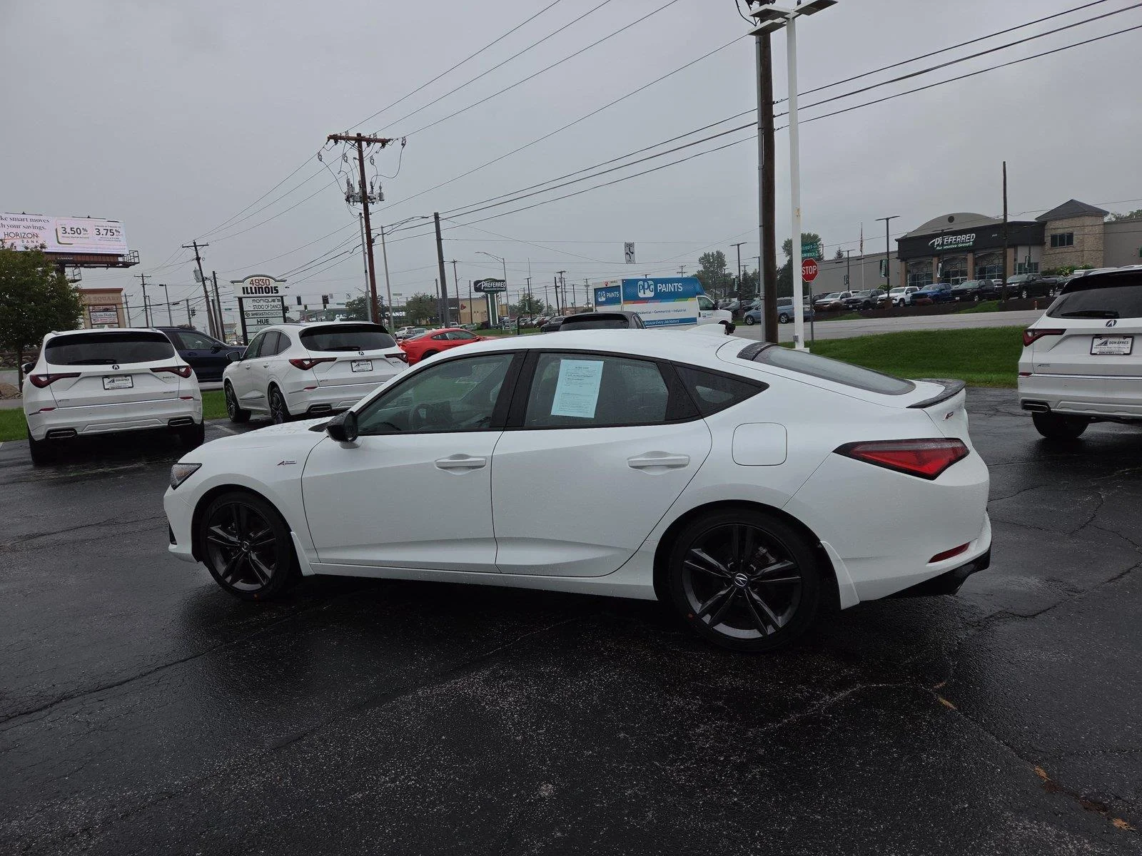 Used 2024 Platinum White Pearl Acura A-SPEC image 25