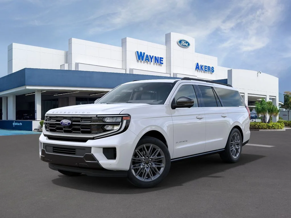 New 2027 Star White Metallic Tri-Coat Ford Platinum image 2