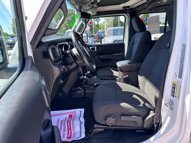 Certified Used 2022 White Jeep Unlimited Sport S image 11