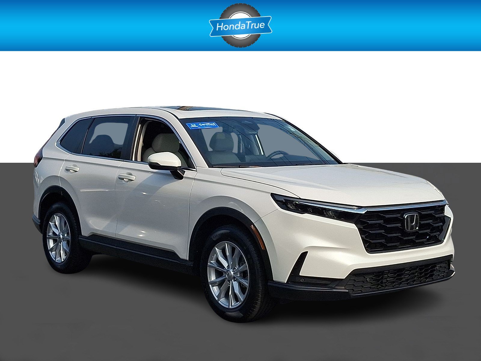 Certified Used 2024 Platinum White Pearl Honda EX-L image 1