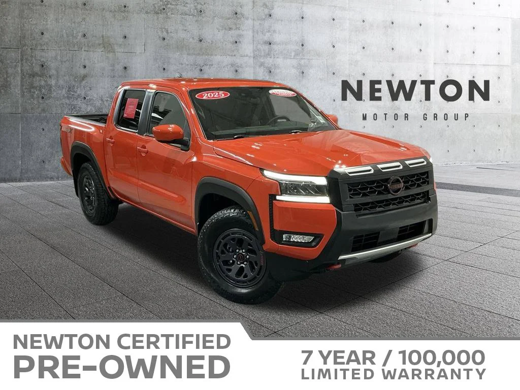 Certified Used 2025 Afterburn Orange Nissan PRO-X image 1